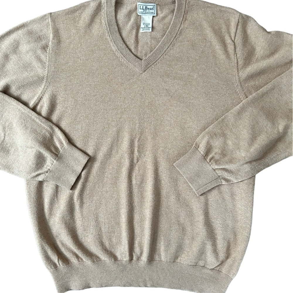 L. L. BEAN COTTON CASHMERE SWEATER